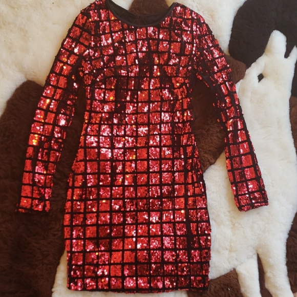 Red,Sequins spark - Picture 2 of 7